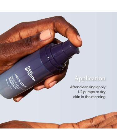 Dear Brightly Vitamin C Serum with Ferulic Acid & Vitamin E | Glowing Skin Sensitive Skin Friendly | Refillable 0.7 fl oz Glass Bottle - Buy Online on GoSupps.com