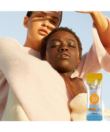 50 Pieces m-ini Sunscreen Anti-Age Sunscreen Travel Size Thin dis-posable Sunscreen SPF50+ PA+++ Sweat-resistant Sunscreen Anti-UV Moisturizing Lotion - Buy Online on GoSupps.com