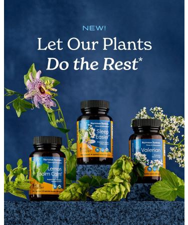 Herb Pharm Valerian Root Sleep Support Capsules: Certified Organic Sleep Aid for Adults Valeriana Extract for Relaxation Non-Bitter Melatonin Free Vegan 30-60 Day Supply 60 Capsules* - Buy Online on GoSupps.com