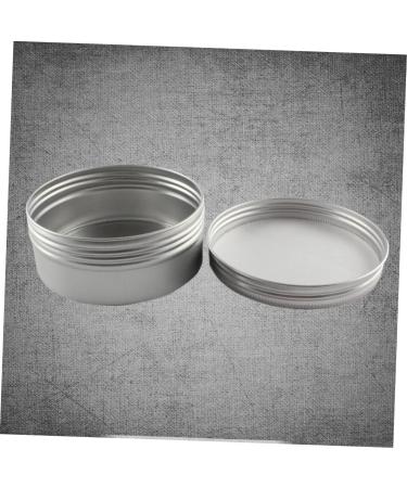 NUSITOU Box Travel Jars for Creams Aluminum Wallet Salve Jar Tins Aluminum Tin Containers Empty Cream Jar Aluminum Cans Round Tea Tin Face Night Cream Face Cream Jars Screw Lid Round Tin medium Silver - Buy Online on GoSupps.com