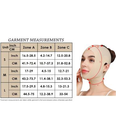 Anna-Kaci Chin Strap Support Band Post Surgical Compression Wrap - Beige Large (1 Pack) - Buy Online on GoSupps.com