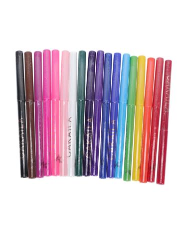 Didiseaon 18pcs Eyeliner Cosmetics Tools Colorful Eye Line Pencils Makeup Accessories Woman Makeup Tools Cosmetics Eye Line Pencils