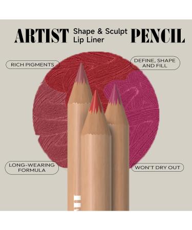Coffret de 6 crayons l vres - Crayon contour des l vres mat nude rouge l vres waterproof longue tenue crayon contour des l vres anti-bavures (# 03) - Buy Online on GoSupps.com