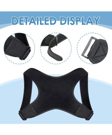 2 Pcs Comfortable Posture Corrector Set for Men and Women - Upper & Lower Back Support Brace for Pain Relief - Adjustable Spinal Straightener for Shoulder and Neck - Physio Active Wear - Buy Online on GoSupps.com