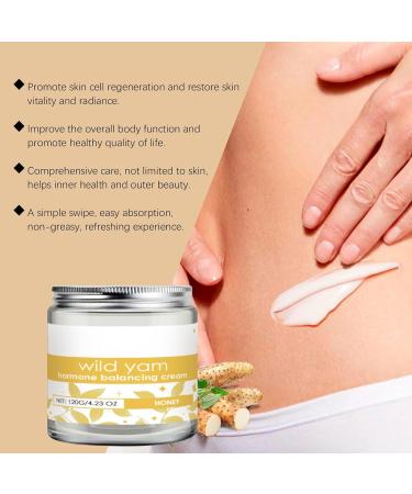 Wild Yam Cream Hormone Balance Organic Hormone Balancing Cream with Honey Aloe Coconut 120g - Buy Online on GoSupps.com