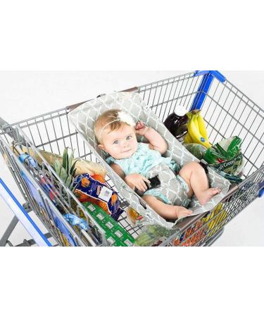 Baby Sling Outdoor Shopping Cart Baby Carrier Grey One Size