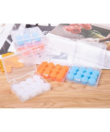 WDNIGLP 12Pcs Earplugs for Sleeping Noise Cancelling Reusable Silicone Ear Plugs Surfings Earplugs Suitable for Swimming Travel - Buy Online on GoSupps.com