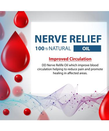 DD TECK LTD 100 Natural Nerve Relief Oil for Feet Hands and Legs Pain Relief Increases Circulation Muscle Relaxation and Reduces Anxiety and Stress Calming and Calming Effects cap - Buy Online on GoSupps.com