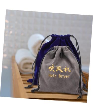 Healeved 8 Pcs Storage Bag Organizer Bags for Travel Makeup Tools Bag Hair Dryer Holder Mini Flocking Cloth - Buy Online on GoSupps.com