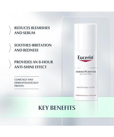 Eucerin Dermopurifyer Flu Opac - Gentle Cleansing Foam for Acne-Prone Skin - Buy Online on GoSupps.com