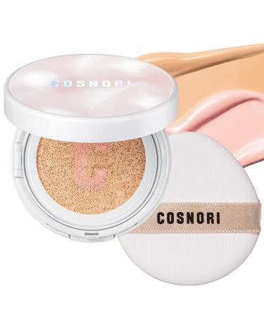 COSNORI Blossom Tone Up Cushion Clear SPF 50+ PA++++ - Sunscreen Tone Cover & Correcting Cushion   All Day Lasting  Lightweight Formula for Matte Finish  0.47 fl.oz.