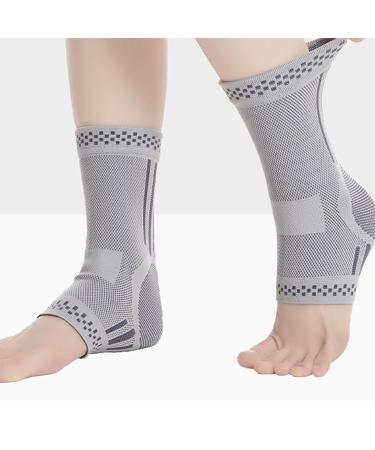 VGEBY Graphene Foot Sleeve Ankle Brace - Injury Prevention Breathable Versatile for Sports & Daily Use Seamless Fit (M - Buy Online on GoSupps.com