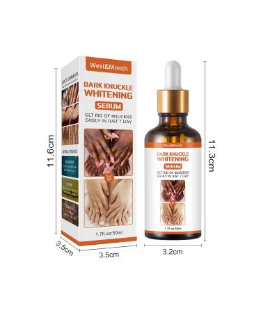 Dark Spot Correcting Serum for Knuckles & Elbows with Niacinamide and Glycerin Evens Skin Tone and Smoothes Rough Texture Natural Hydration Care for Hands and Body 1.7 fl oz - Buy Online on GoSupps.com