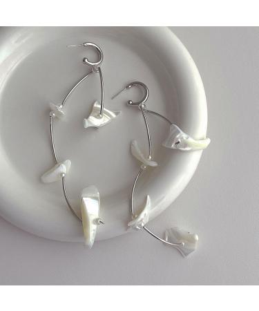 Feyley Long Tassel Earrings - Shell & Pearl-Drop Jewelry for Women & Girls | Bohemian Beach Gift - Buy Online on GoSupps.com