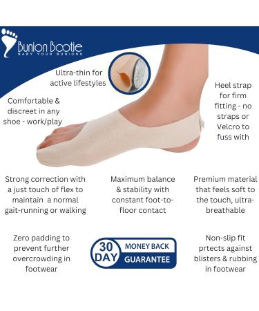 Bunion Bootie Ultra-Thin Bunion Corrector for Women - Big Toe Straightener for Bunion Relief | Premium Bunion Socks for Bunions Correction - Medium-Left Foot - Buy Online on GoSupps.com