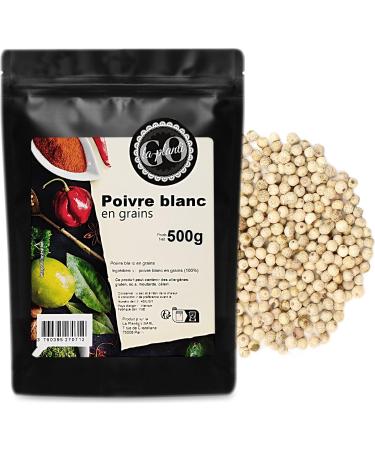 White pepper grains 500 g - LA PLANTIGO