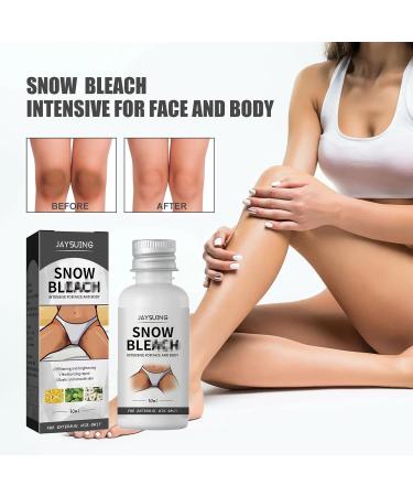 Snow Bleach Cream for Intimate Areas - Underarm Neck Elbow & Body Skin (3 Pcs) | Brightening & Whitening Solution - Buy Online on GoSupps.com