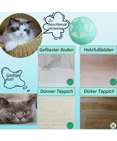 Peticularz Cat Toys - Self-Employment Electric Powerball 2.0 | Interactive Wloom Intelligence Magic Ball for Cats (Star Blue) - Buy Online on GoSupps.com