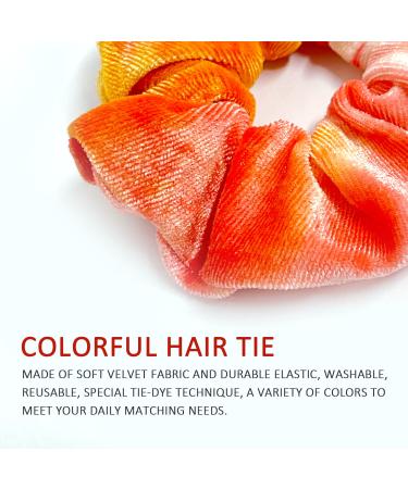 10 Velvet Hair Tie Scrunchies for Women & Girls | Soft Elastic Hair Bands + 15 Smooth Hair Clips - Cute Hair Jewelry - Buy Online on GoSupps.com