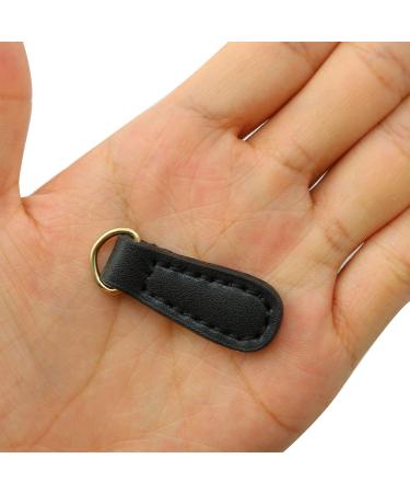 NX Garden 2pcs Genuine Leather Zipper Pulls - Black Pull Straps for Boots, Jackets, Bags & Purses - Buy Online on GoSupps.com