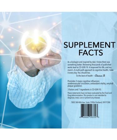 CO-GEN 10 - Mushroom Complex Lion's Mane Cordyceps Turmeric Reishi Piperine Clubmoss Non GMO/Gluten Free Cognitive Health 60 Capsules - Buy Online on GoSupps.com