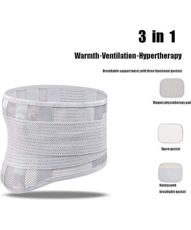 Self-Warming Back Band | Lumbar Pear Belt for Men & Women | Back Pain Relief Herniated Disc Support & Waist Smoothing - Buy Online on GoSupps.com