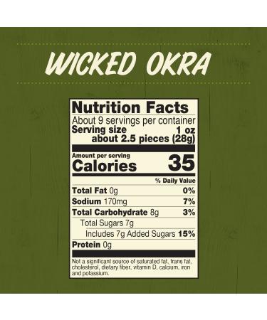 Wickles Pickles Wicked Okra (3 Pack - 16oz Each) - Pickled Okra - Slightly Sweet  Definitely Spicy  Wickedly Delicious - Buy Online on GoSupps.com