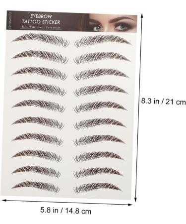 FOMIYES 45 sheets Eyebrows Shaping Temporary Imitation Transfers Hairlike Eyebrow Sticker False Artificial - Buy Online on GoSupps.com