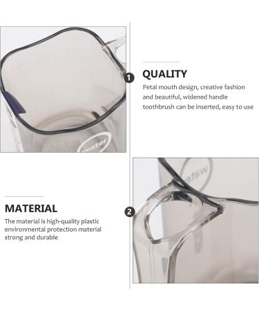 Buy Cabilock Kids Clear Plastic Crystal Water Cup & Organizer - Tumbler & Toothbrush Storage for Bathroom - Buy Online on GoSupps.com