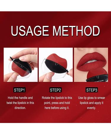 Erinde 3 Colors Matte Lipstick Set - Long Lasting, High Pigmented, Waterproof Lip Gloss Trio - Buy Online on GoSupps.com