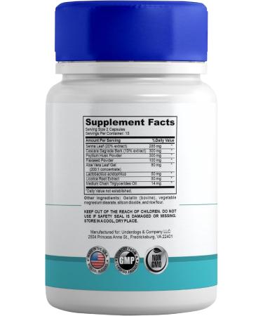 15 Day Gut Cleanse Detox - Colon Support for Men & Women | Made in USA - 30 Capsules - Buy Online on GoSupps.com
