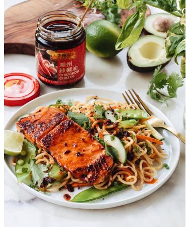 Lee Kum Kee Chiu Chow Chili Oil 205g (7.2oz) - Authentic Spicy Condiment - Buy Online on GoSupps.com