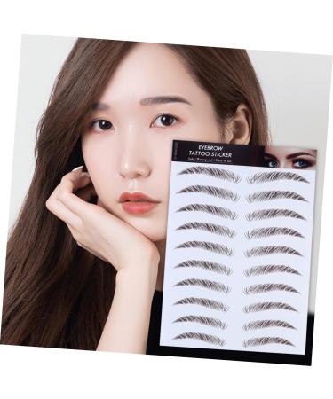 Beavorty 12 Pcs Eyebrow Stickers Hair-like Eyebrows Eyebrow Transfer Stickers Cosmetic Eyebrow Trimming 6d - Buy Online on GoSupps.com