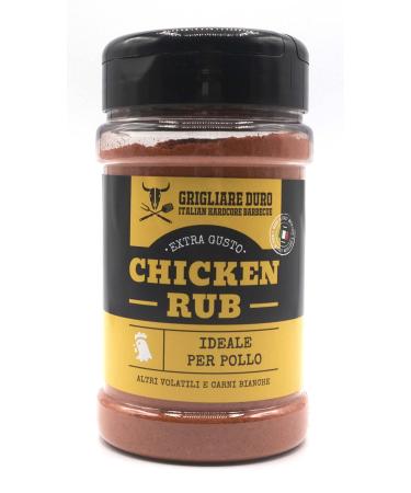 200 g BBQ Chicken Rub Grigliare Duro BBQ Rub for Meat Magic Dust Rub for Chicken Chest Fins and Cosaws Ideal for Chicken and Pork Sea Dry Rub