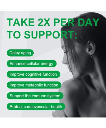 Liposomal NAD Supplement 300mg + Trans-Resveratrol & Quercetin Energy & Anti-Aging Support Boost NAD+ Levels - Vegan Pure NAD Resveratrol Supplement for Women & Men 120 Capsules - Buy Online on GoSupps.com