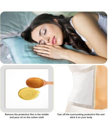 10 Stk Self-Adhesive Castor Oil Packs for Belly Button - Large 20x20cm Single Use Compress Pads | Highly Absorbent - Buy Online on GoSupps.com