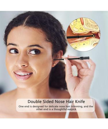 Holds Nose Hair Shaver Manual Nose Hair Trimmer Set of 4 Nose Hair Trimmers Comfortable handle nose hair remover for business travel dorm room Black - Buy Online on GoSupps.com