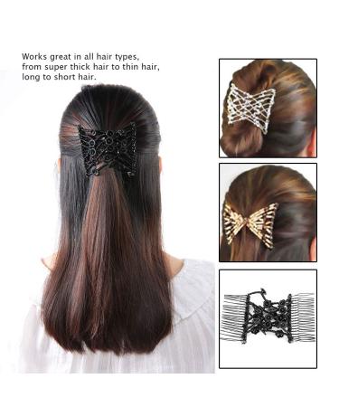Elastic Hair Feasts & Bead Hair Combs | Magic Combs for Effortless Styling - Perfect for Thick Hair - Shop Now! - Buy Online on GoSupps.com
