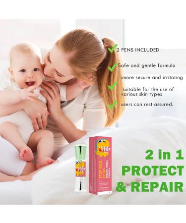 DASHIELL Nail Biting Prevention Nail Bite Stopper Thumb Sucking Solution Nail Care - Long-Lasting Finger Sucking Guard Prevention No Bite Nail Polish Safe for Kids - Buy Online on GoSupps.com