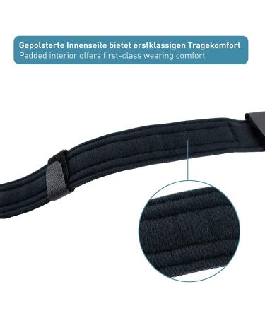 Buy Pettec Dog Collar - Neoprene & Nylon Padded Adjustable - Robust & Water-Repellent for Small & Large Dogs (S-XL) - Includes Set Collar & Drag Line XL (61-71 cm) - Durable Black Design - Buy Online on GoSupps.com