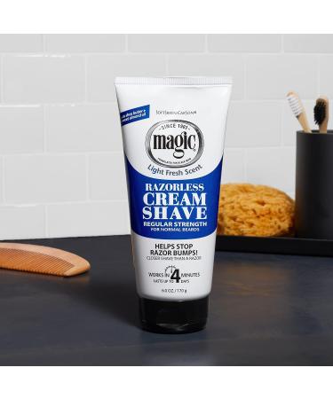 SoftSheen-Carson Magic Razorless Shaving Cream - Quick Hair Removal Cream for Body Hair Regular Strength 2 Count - Fast Results in 4 Minutes - Buy Online on GoSupps.com