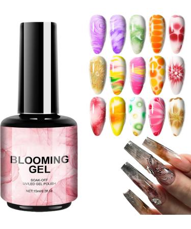 Acunny 15 ml Blooming Gel to distribute marble gel color nail designs 3D rhinestone glue multifunctional sculpture nail gel nail modeling at home - Buy Online on GoSupps.com