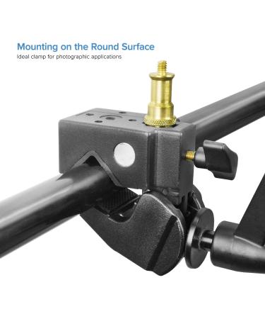 LimoStudio Super Clamp with Metal Stud for Photo Video Studio - AGG1108 Black - Buy Online on GoSupps.com
