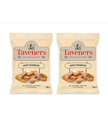Taveners Mint Humbugs 2 Packs of 165g