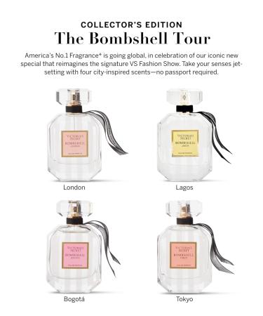 Victoria's Secret World Tour Bombshell Lagos Eau de Parfum Floral Spicy Woody Womens Perfume (1.7oz) - Buy Online on GoSupps.com
