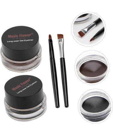 PLAFOPE 6 Pcs Eye Shadow Cream Black Eyebrow Hair for Highlighting Eye Liner Black Matte Eyeliner - Buy Online on GoSupps.com