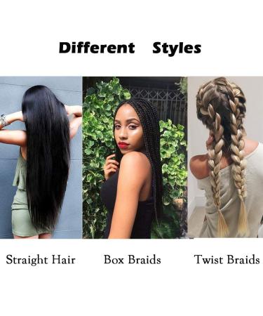 Buy SEGO 6 Packs EZ Braids Hair Extensions | 26 Inch Kanekalon Synthetic Crochet Hair - Natural Black & Yellow Brown - Buy Online on GoSupps.com