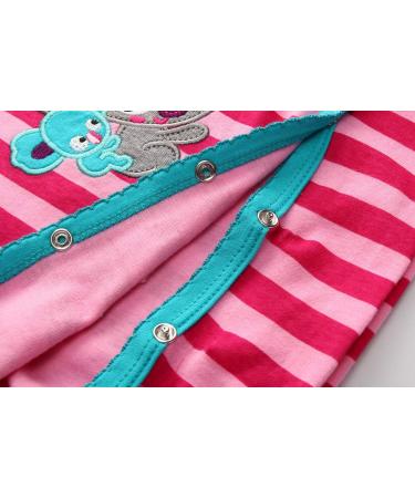 MAMIMAKA Baby Rompers Pajamas | Cotton Jumpsuit for Boys & Girls | Footed Bodysuits 6-9 Months | 2-Pack - Buy Online on GoSupps.com