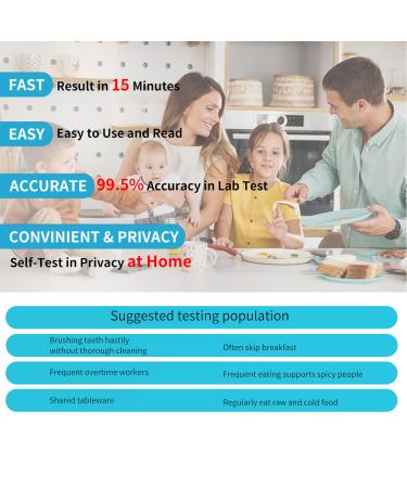 H. Pylori Test Kit | Accurate Home Stool Test | 4 Tests | Results in 10-15 Minutes - Buy Online on GoSupps.com