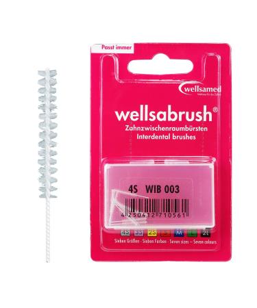wellsamed Wellsabrush interdental brushes refill pack 4S 0.4 mm 10 pieces white